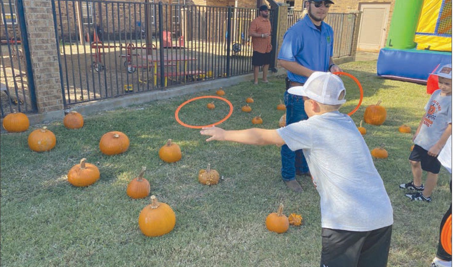 A pumpkin ring toss event held at the Harvest Festival a few years ago - a favorite game among the children. The Gatesville Messenger | File Photo