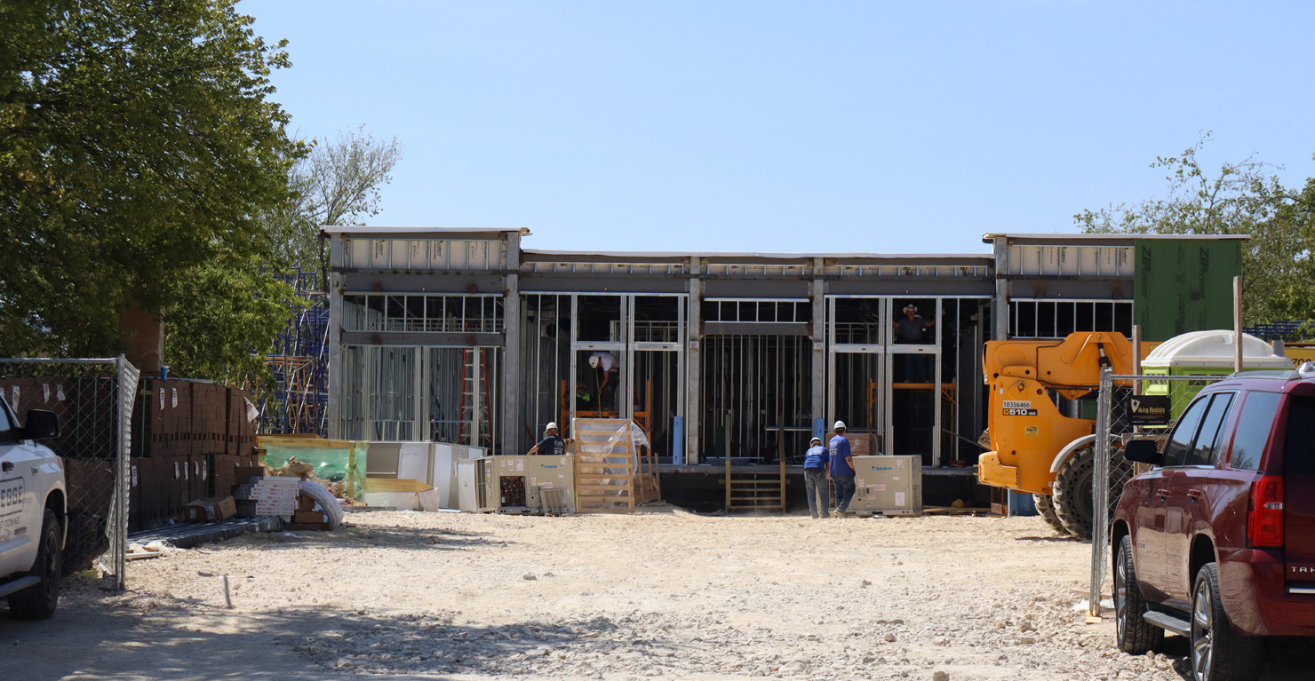 The regional operations center for Natural Resources Solutions is taking shape in downtown Gatesville. Steve Manning of Natural Resource Solutions (NRS) recently visited the Gatesville Lions Club to talk to the members about the NRS flood warning system. Gatesville Messenger/Ally Hinkle