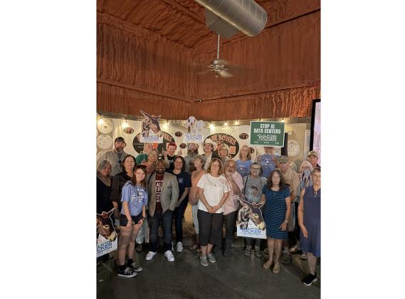 Coryell County Democrats met with Clayton Tucker (candidate for Texas Ag. Commissioner) and Justin Early (candidate for U.S. HR, TX Congressional Dist. 31) at Bare Bones Barbecue.