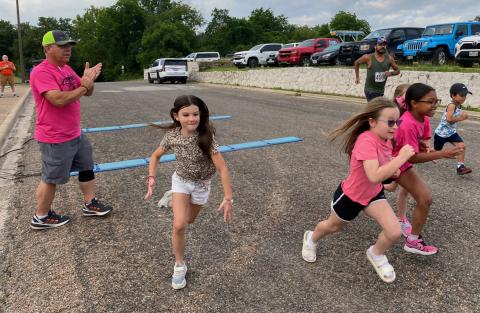 KIDS-K runners who began the race at 7:45 a.m. Gatesville Messenger/David Scott
