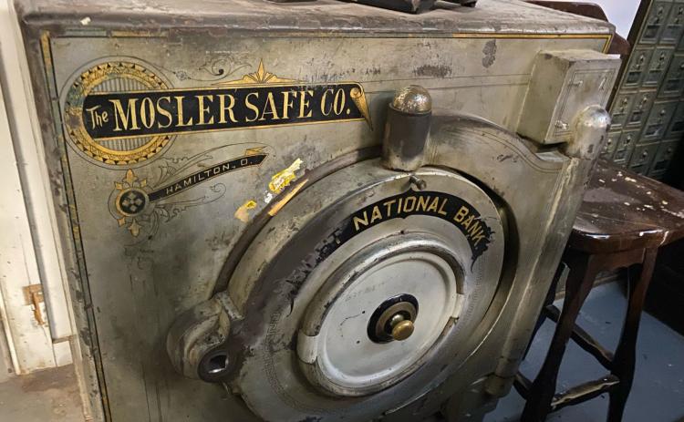 This Mosler Safe was used int he late 1890’s at First National Bank in Gatesville. The bank was nextt to the Saloon. GATESVILLE MESSENGER/ David Scott