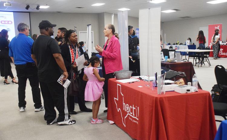 File Photo   Job seekers visit a table at last year’s Regional Hiring Event held by the Copperas Cove Economic Development Corporation. This year’s event is set for Wednesday, July 29, 2026, from 10 a.m. to 2 p.m. at the Copperas Cove Civic Center, located at 1206 W. Avenue B.