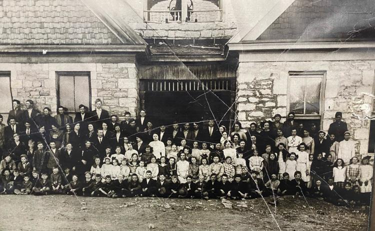 The Turnersville School as it appeared in 1912.