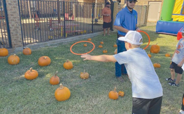 A pumpkin ring toss event held at the Harvest Festival a few years ago - a favorite game among the children. The Gatesville Messenger | File Photo