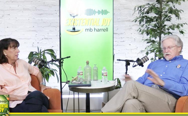 Mary Beth Harrell interviews Revrend Dr. Buddy Wheat about his personal journey of more than 30 years in military service and becoming an ordained minister. Courtesy Photo